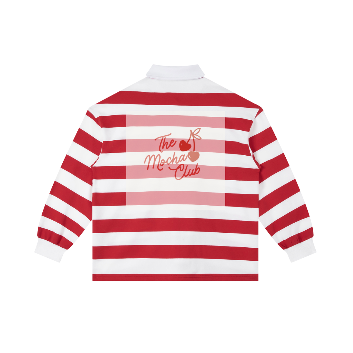 Krakken Color Block Stripe Polo Shirt by Mocha Kove