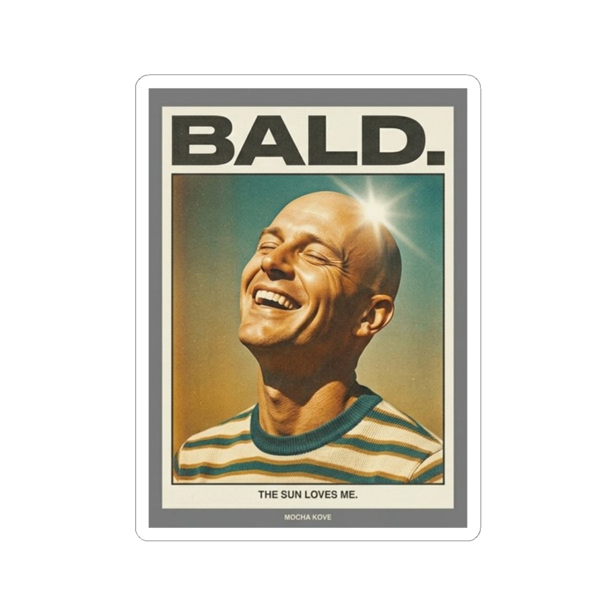 Bald Bro sticker