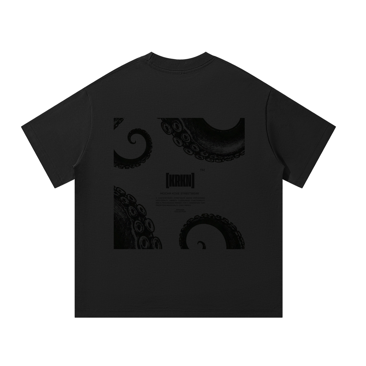 Krakken Unisex Oversized T-Shirt by Mocha Kove
