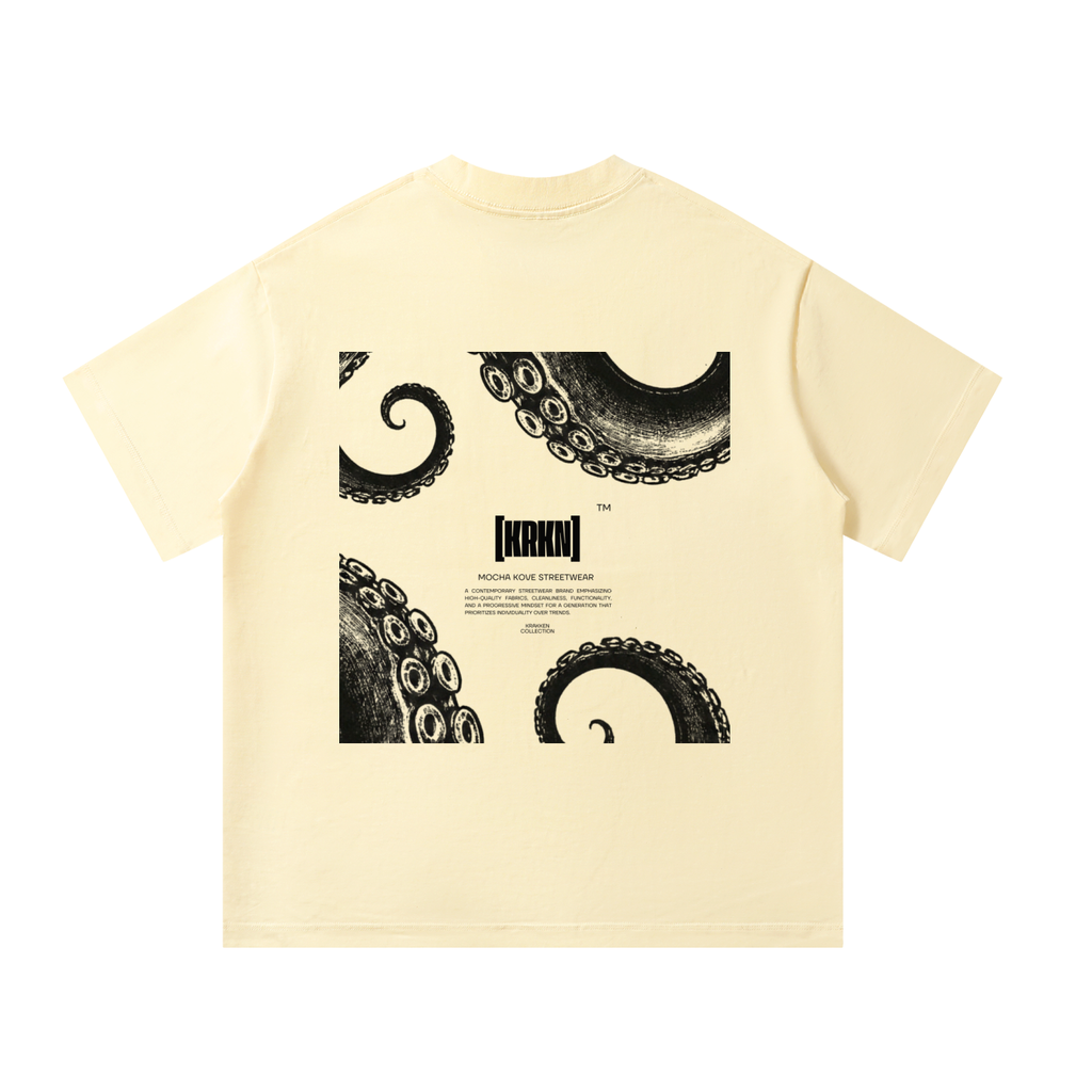 Krakken Unisex Oversized T-Shirt by Mocha Kove