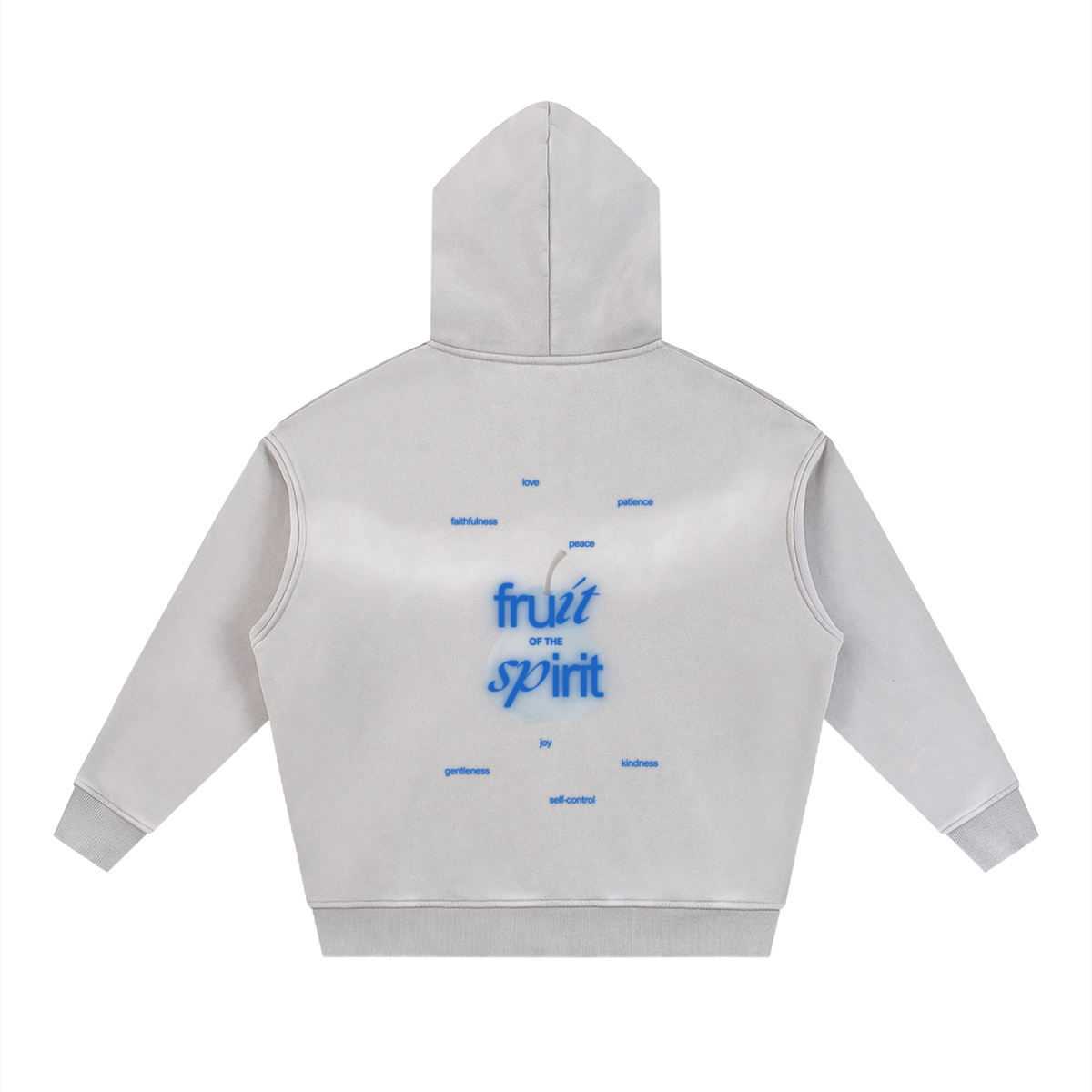 Krakken Sunfade Two-way Zipper Boxy Fleece Hoodie by Mocha Kove