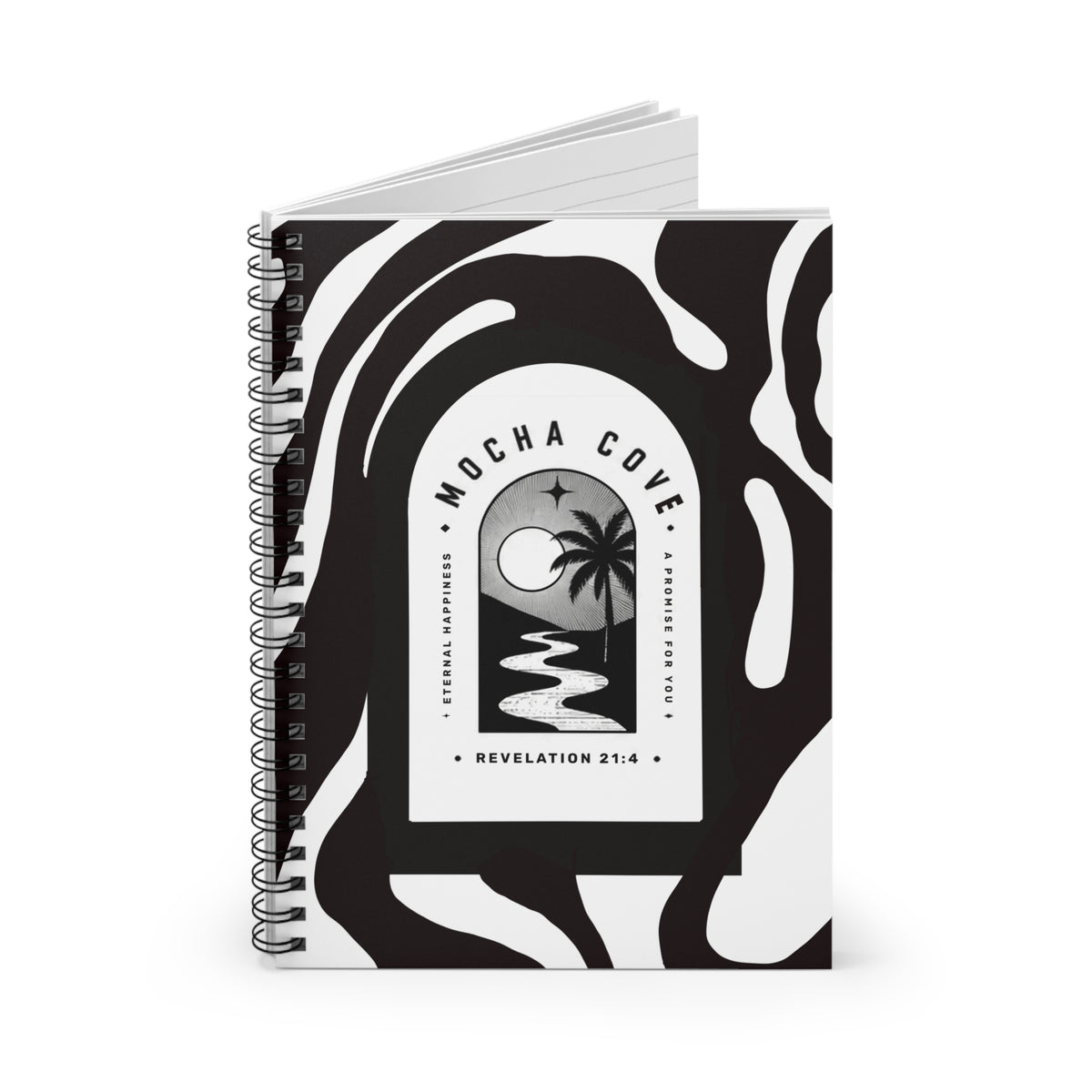Mocha Cove Spiral Notebook - Ruled Line