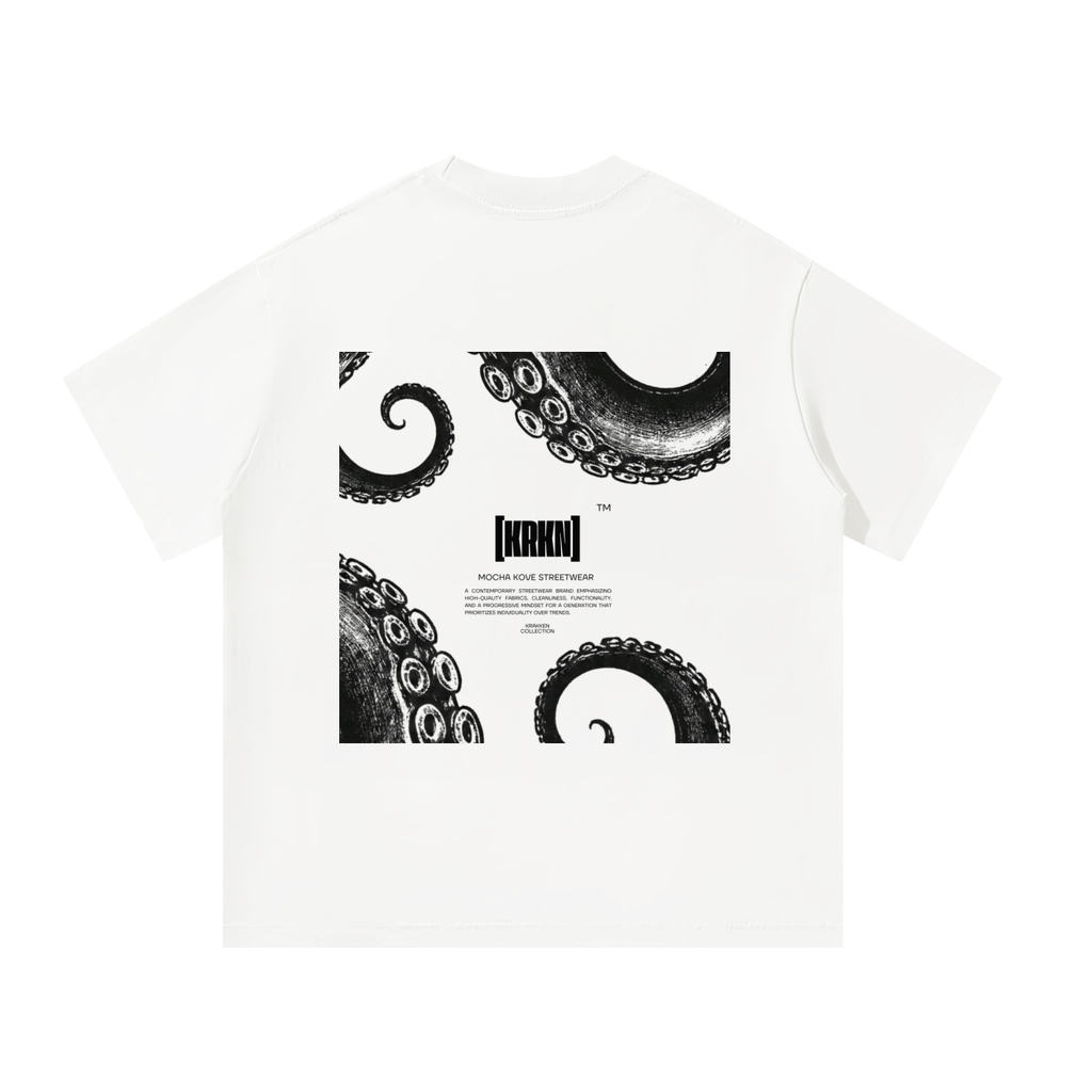 Krakken Unisex Oversized T-Shirt by Mocha Kove