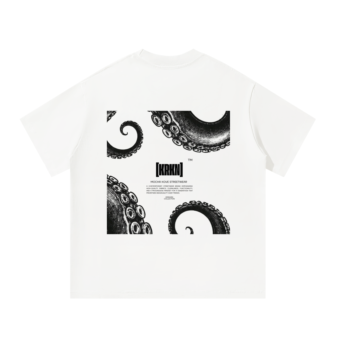 Krakken Unisex Oversized T-Shirt by Mocha Kove
