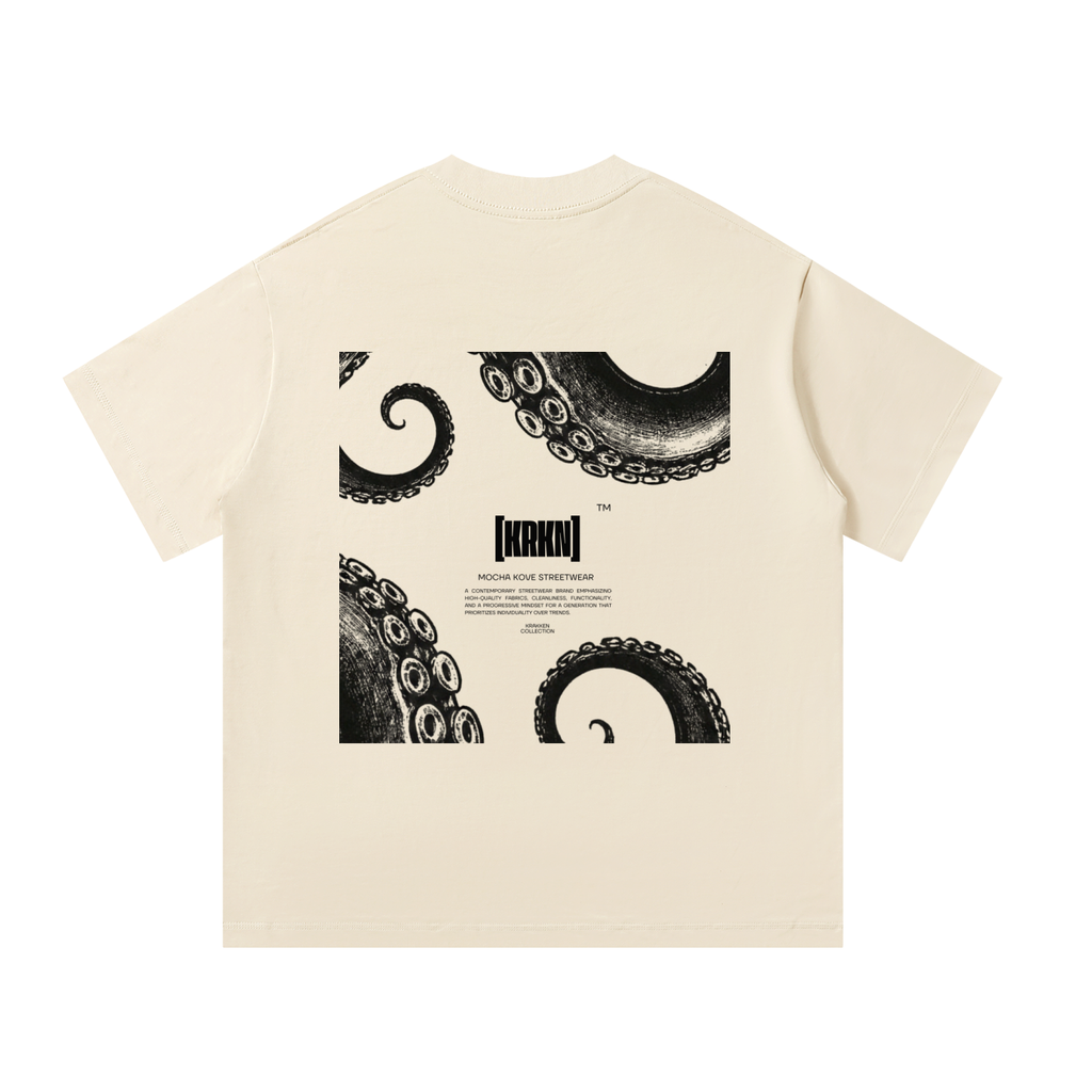 Krakken Unisex Oversized T-Shirt by Mocha Kove
