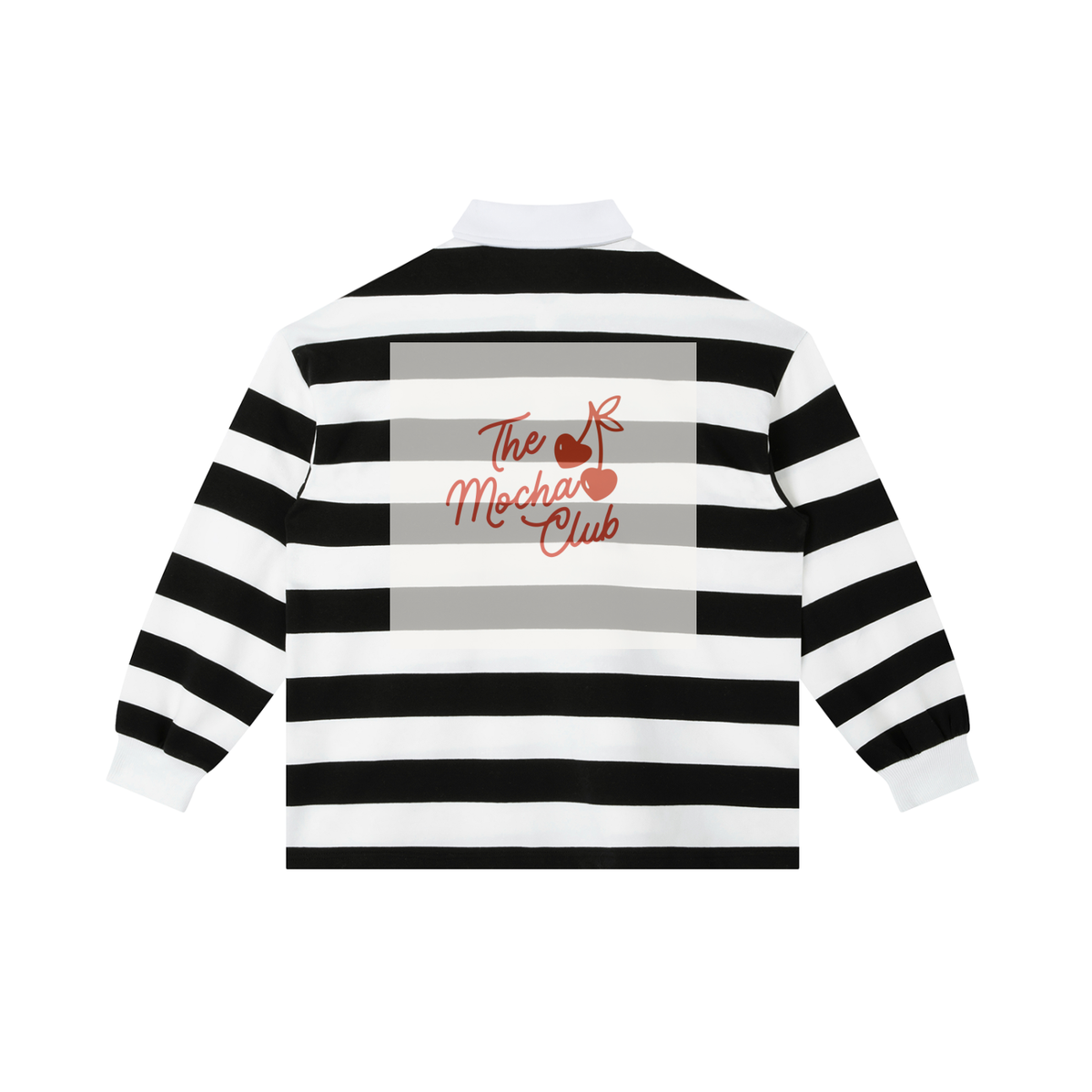 Krakken Color Block Stripe Polo Shirt by Mocha Kove