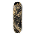 ABYSL BIG ANGLR anglerfish skateboard deck, natural maple finish
