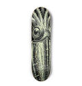 ABYSL BIG SQUID giant squid skateboard deck, glow in the dark finish